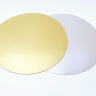 Подложка под торт Золото/Белый 1,5 мм 26 см