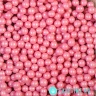 Посыпка из дутого риса Жемчуг розовый 2-5мм, 25 гр 