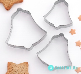 Набор форм для вырезания печенья  «Колокольчик», 6×6 см, 3 шт