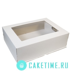 Коробка для торта с окном (40х30х19см) 
