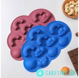 Форма для шоколада «Погода», 22,5×14,5×1,5 см, 11 ячеек