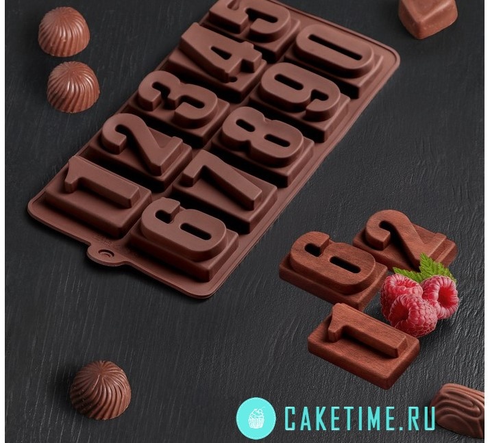 Форма для шоколада и конфет пластиковая «Пусть все сбудется!», 21×14×0,5 см, цвет прозрачный
