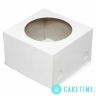 Коробка для торта с окном (30х30х19см) гофрокартон