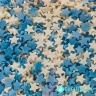 Посыпка сахарная Звезды  бело-голубые микс, 25гр