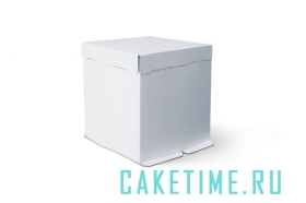 Коробка для торта 32х32х35см без окна/ гофрокартон