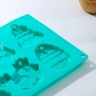Форма для шоколада «Животные», 30×17×1 см, 8 ячеек (7,7×6 см), цвет МИКС