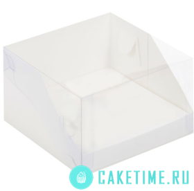 Коробка для бенто-торта и пирожных, зефира 16х16х10см